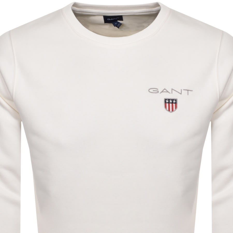 Alternative Image for ProductGant Shield Sweatshirt White2